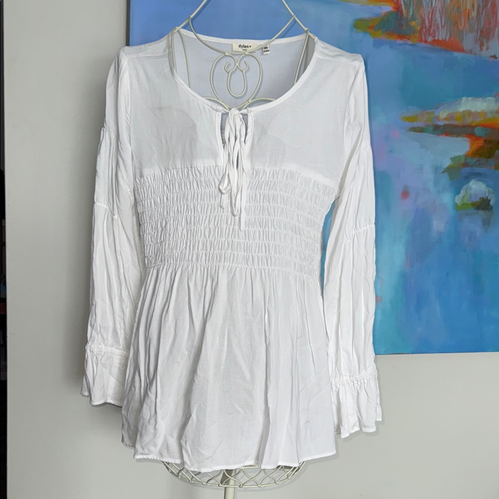 Dylan Smocked Blouse Like New!